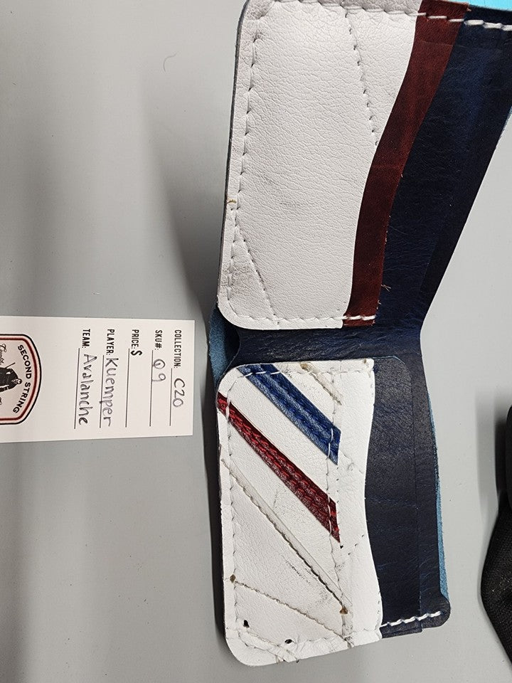 Colorado Avalanche Hockey Gear Wallet Blue White Burgundy Interior HFC Kuemper