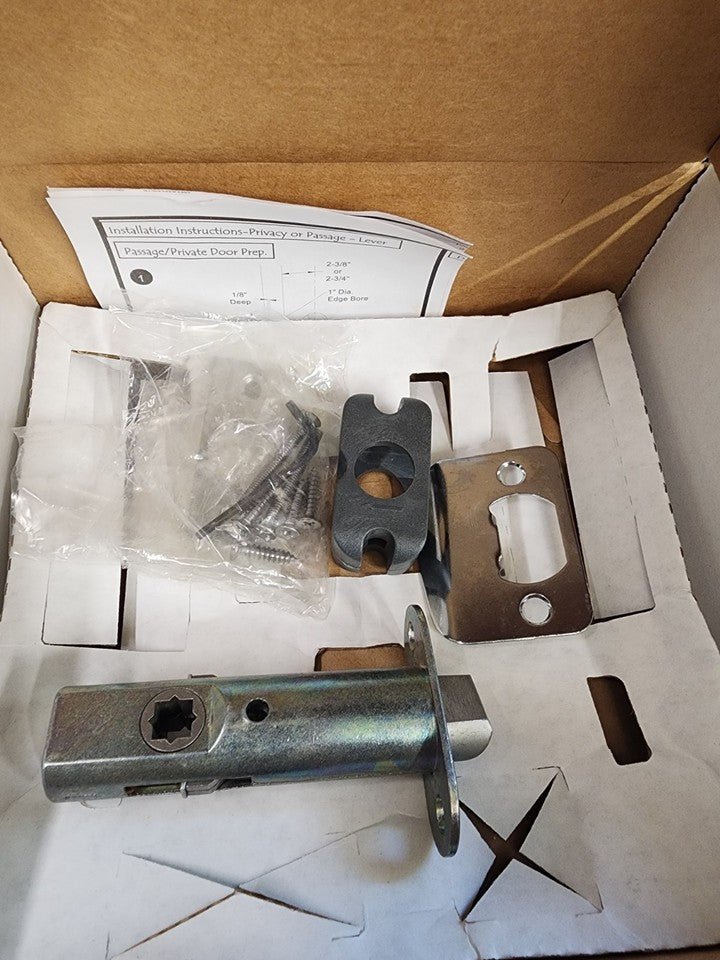 Emtek Electra Blue Passage Lever Left Hand New