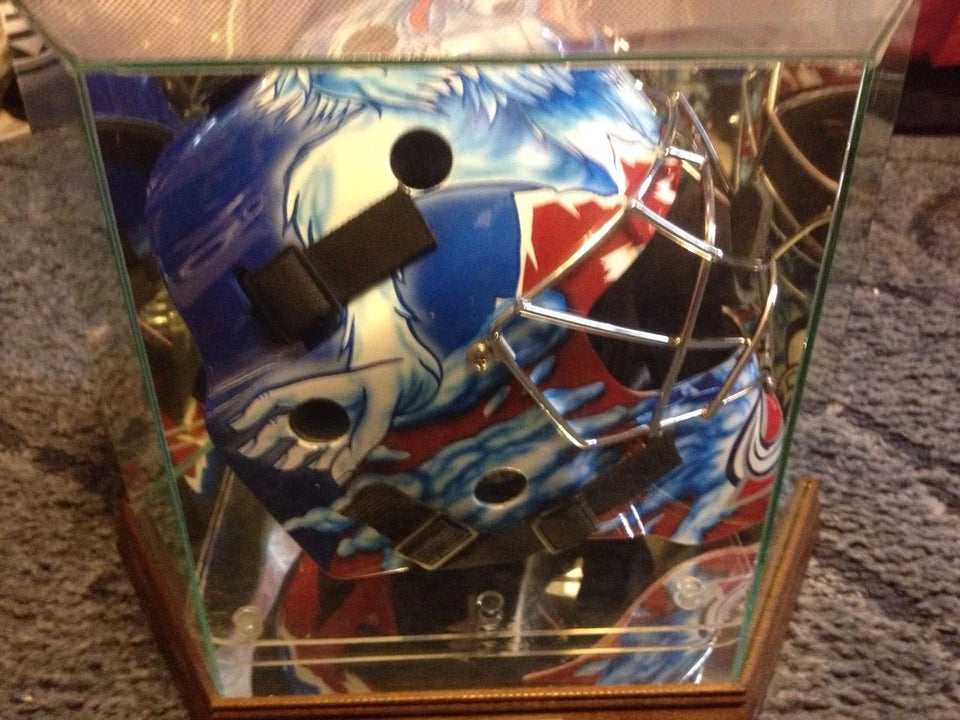 David Aebischer Full Size Goalie Mask Colorado Avalanche