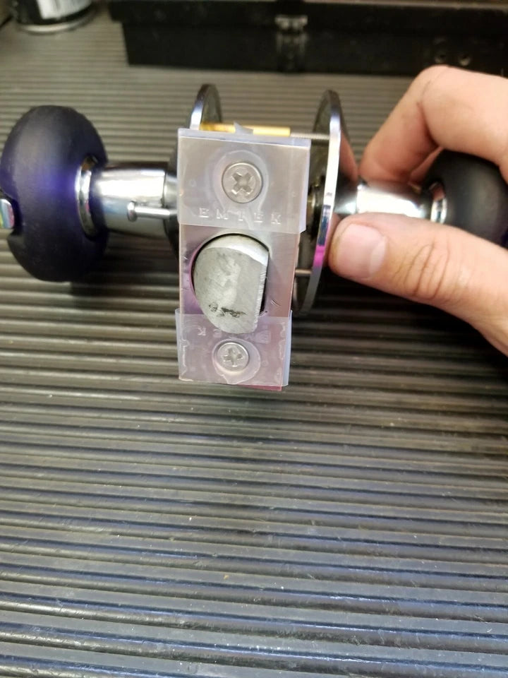 Emtek Zurich Blue Privacy Knob 2 3/8 Backset