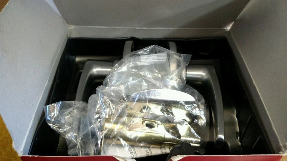 Kwikset Delta passage lever satin chrome New