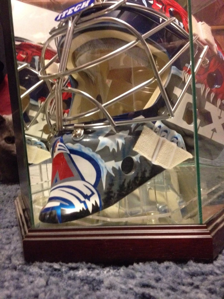 Jose Theodore Full Size Goalie Mask Colorado Avalanche