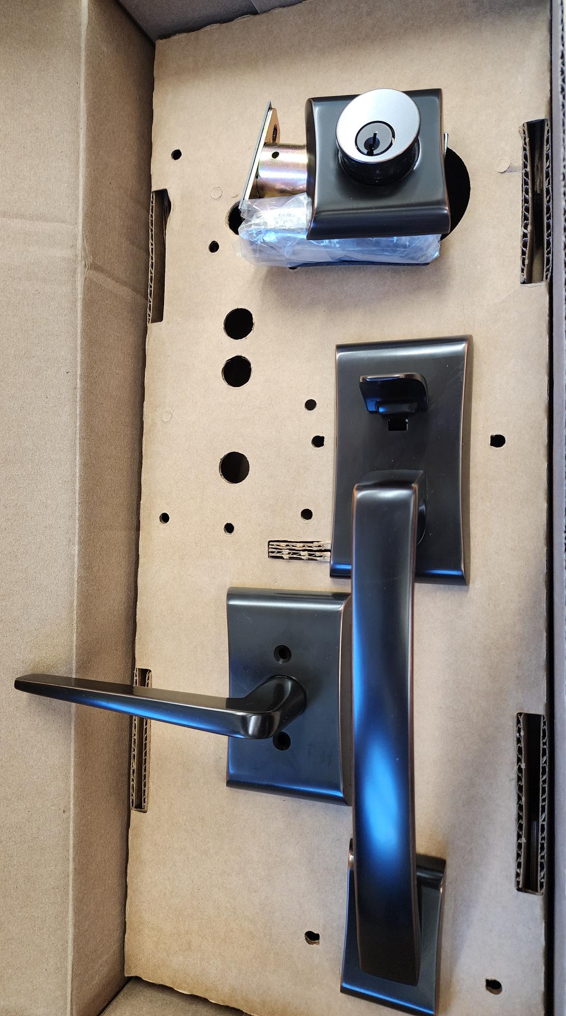 Custom Emtek Entryset With Single Deadbolt