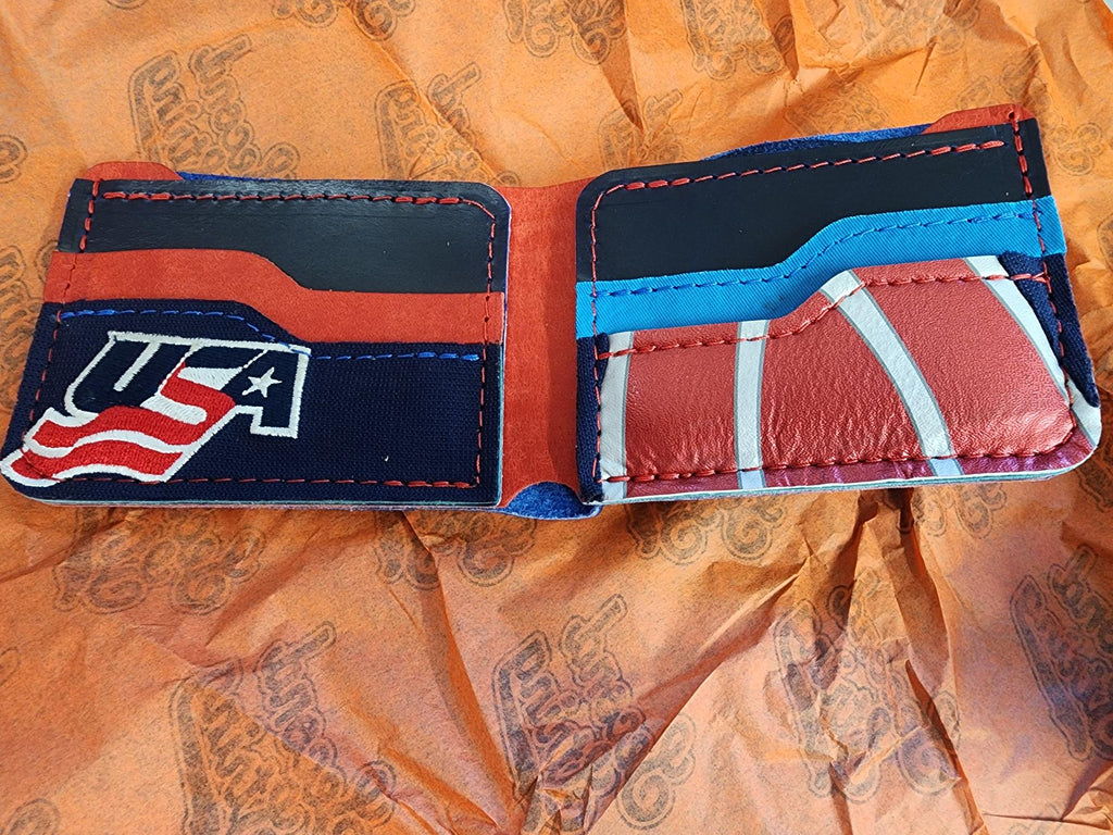 Team USA Hockey Gear Wallet Red White & Blue