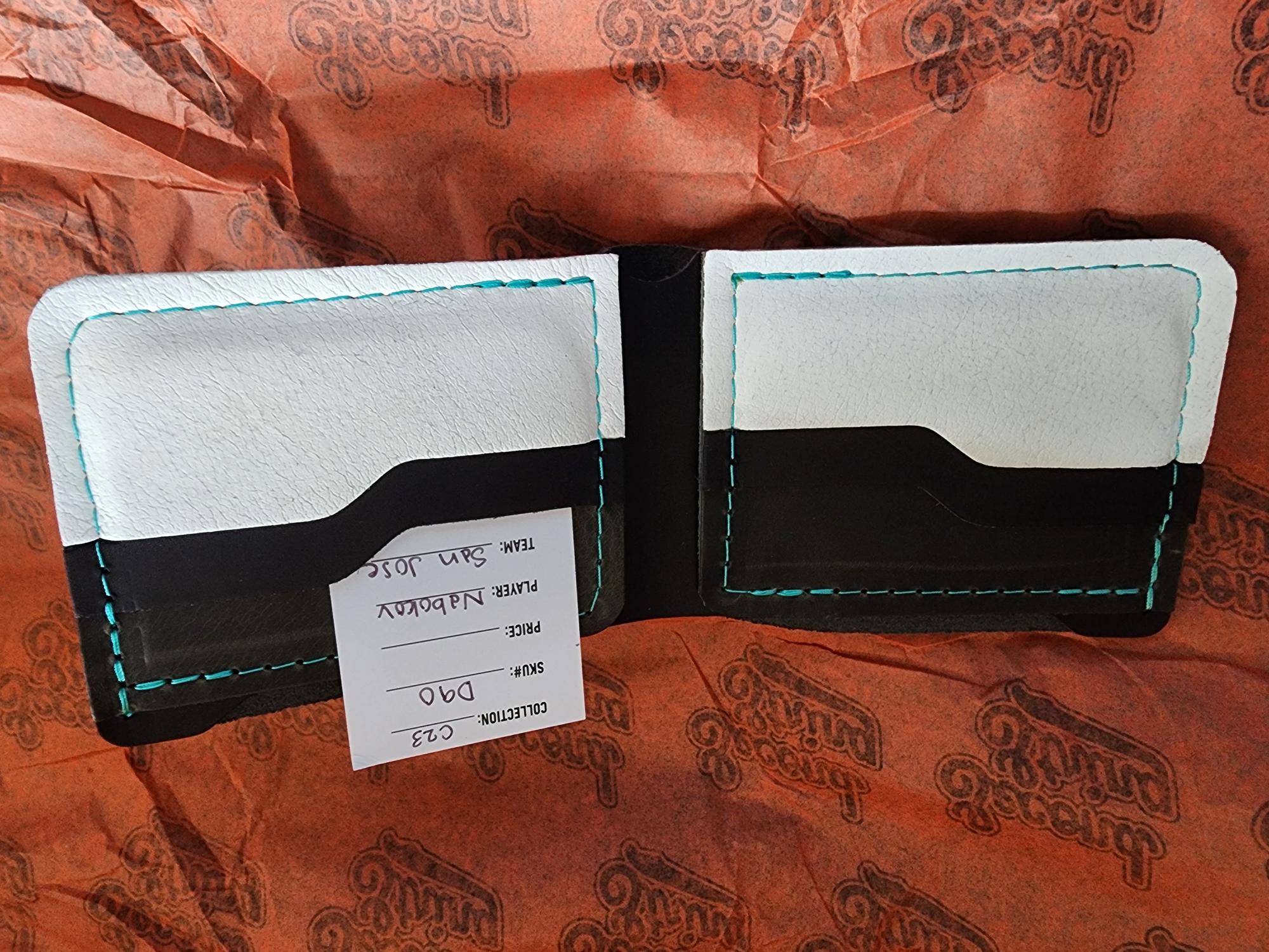 Yevgeni Nabokov Hockey Gear Wallet San Jose Sharks HFC