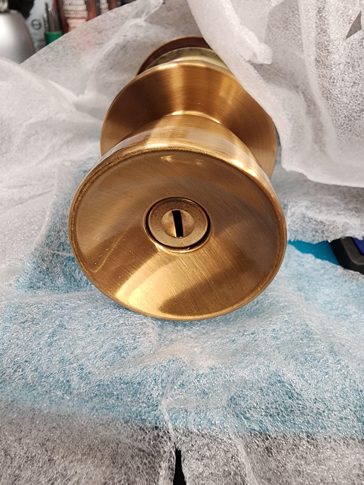 Schlage A Series Privacy Tulip Knob 612 Finish 2 3/4'' Backset