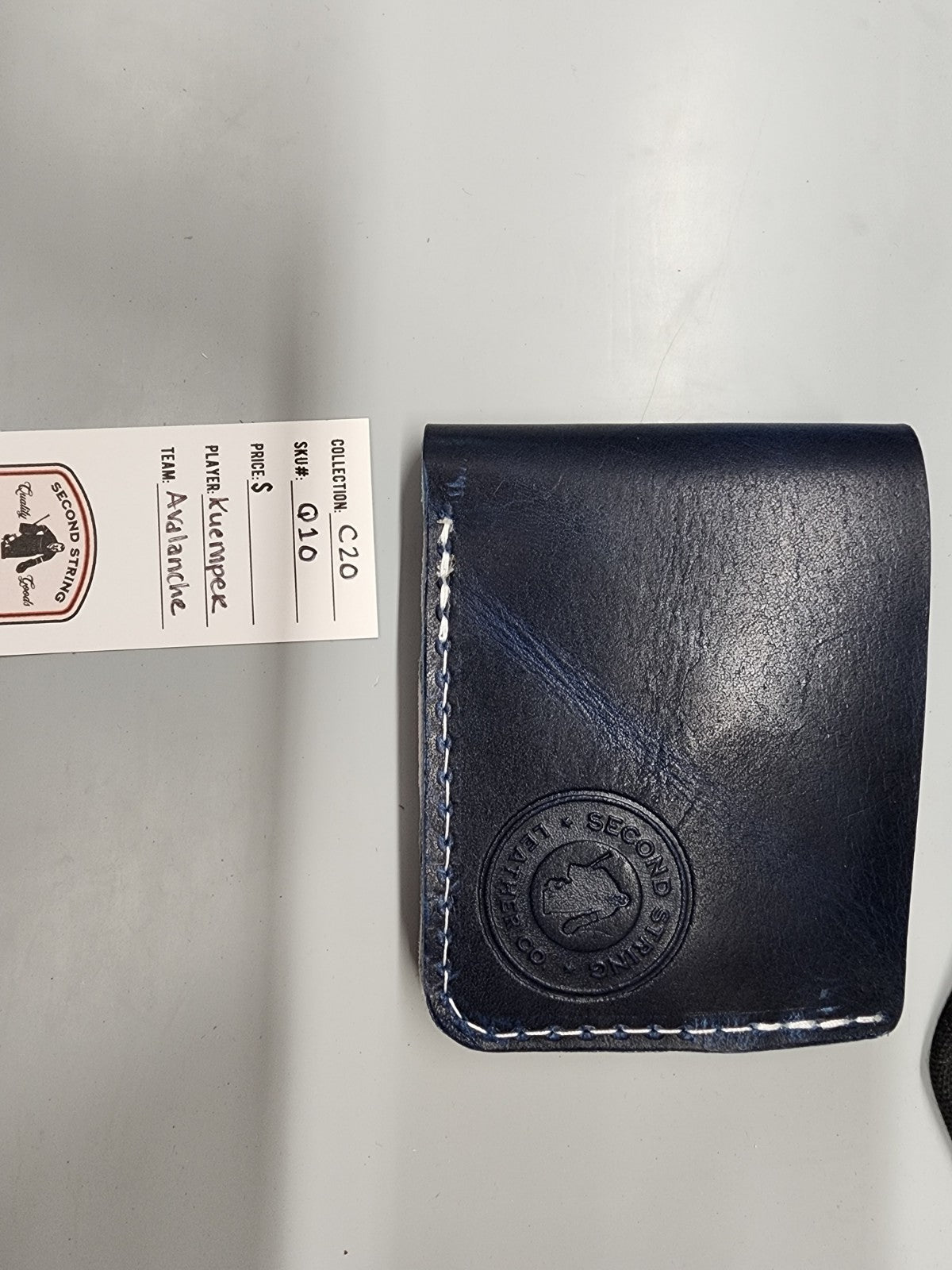 Colorado Avalanche Hockey Gear Wallet Blue White Burgundy Interior HFC Kuemper