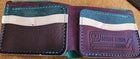 Anaheim Mighty Ducks Hockey Gear Wallet Purple with  White & Teal Interior. HFC