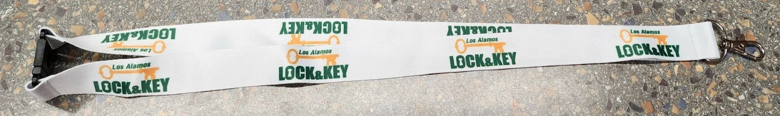 Lock & Key Breakaway Logo Lanyard