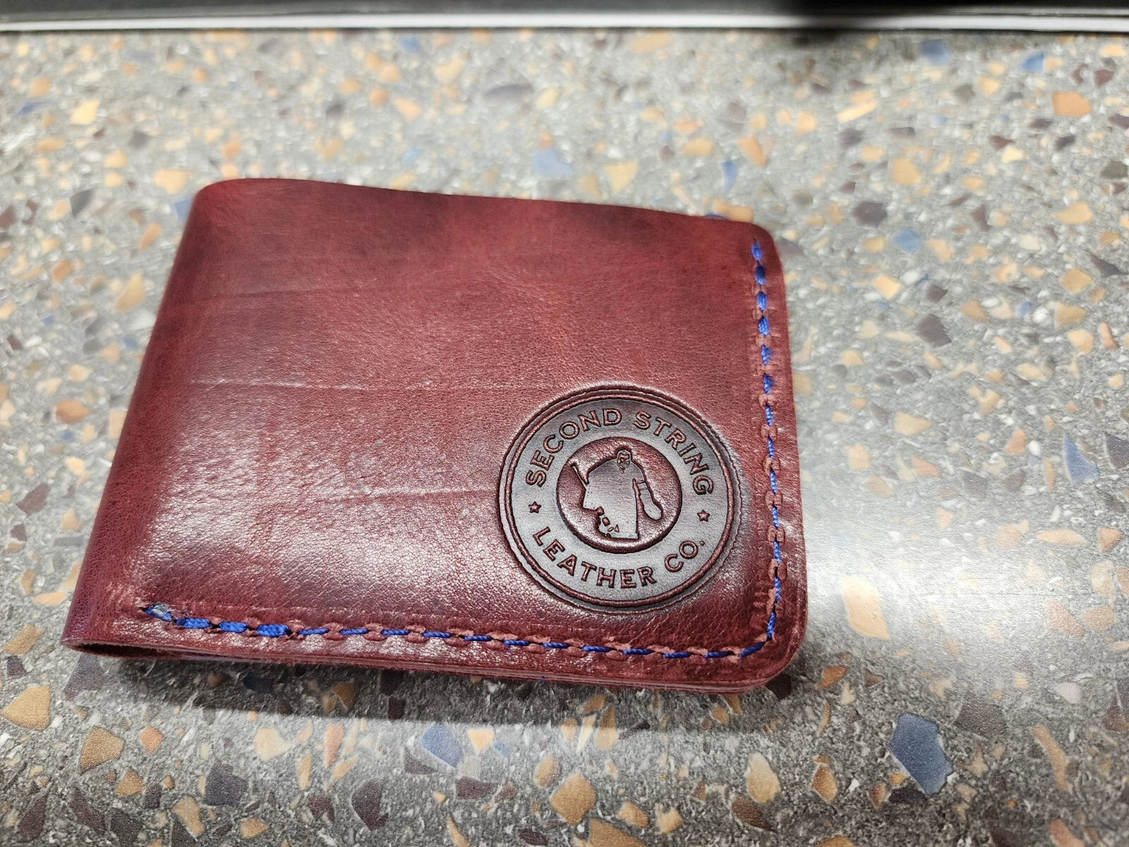 Colorado Avalanche Hockey Gear Wallet Burgundy White Black Interior HFC GRUBAUER