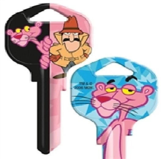 Pink Panther House Keys KW1 Kwikset