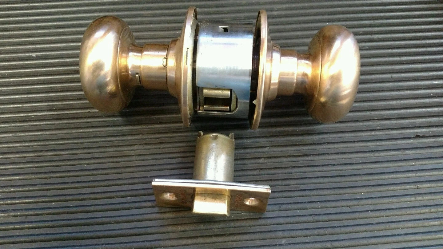 Old Style Schlage A Series Passage Knob 612 finish