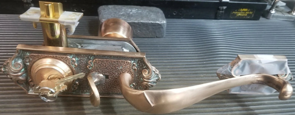 Schlage E Series Handleset 612 Parthenon Design With New Latch