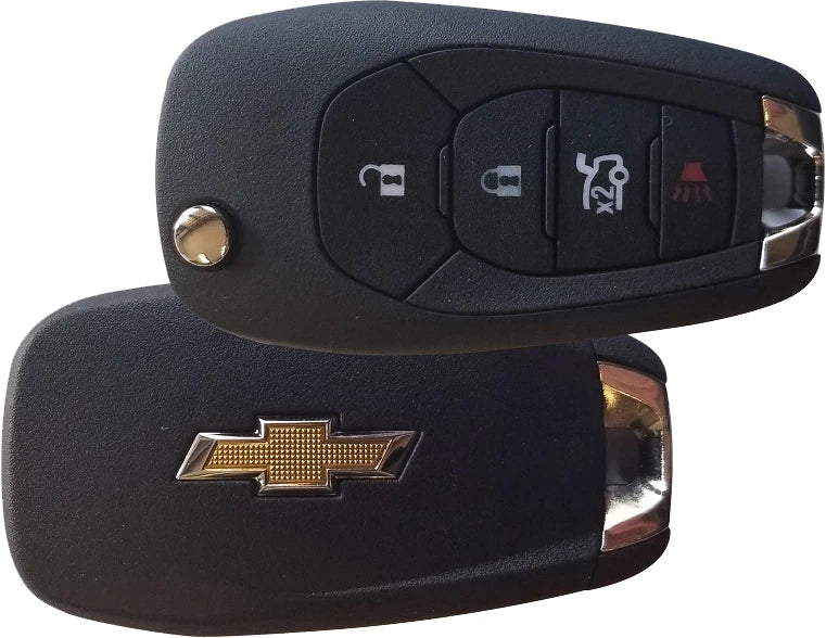 Strattec 5933402 Chevy Logo 4 Button Remote Flip Key U,L,T,P for 2016-2019 Cruze