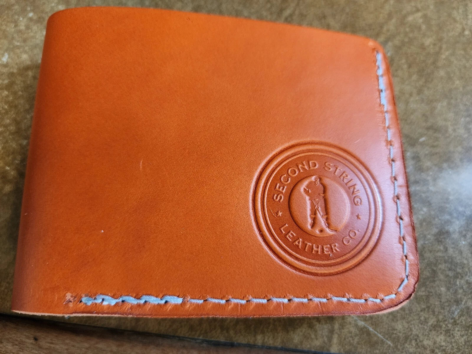 Cooper Hockey Gear Wallet Orange  with black & White Interior. HFC