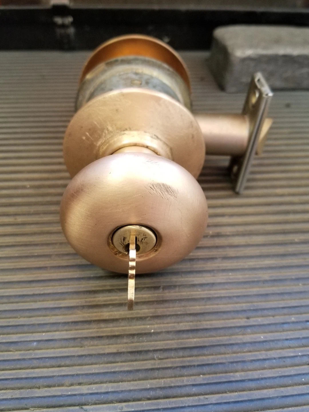 Schlage old style A series entry knob