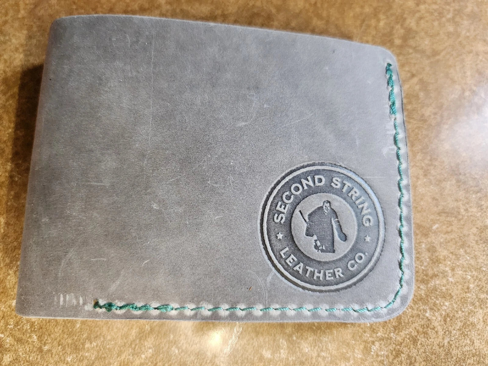 Dallas Stars Hockey Gear Wallet Grey with  Black & Green Interior. HFC