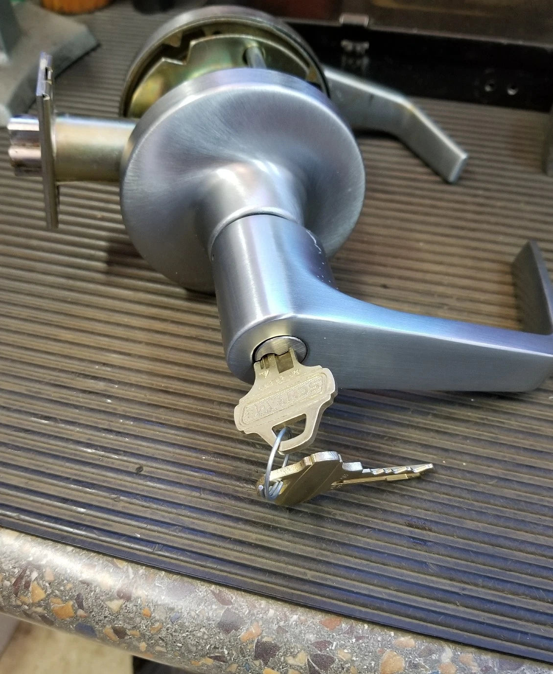 Falcon commercial grade storeroom lever 626 finish