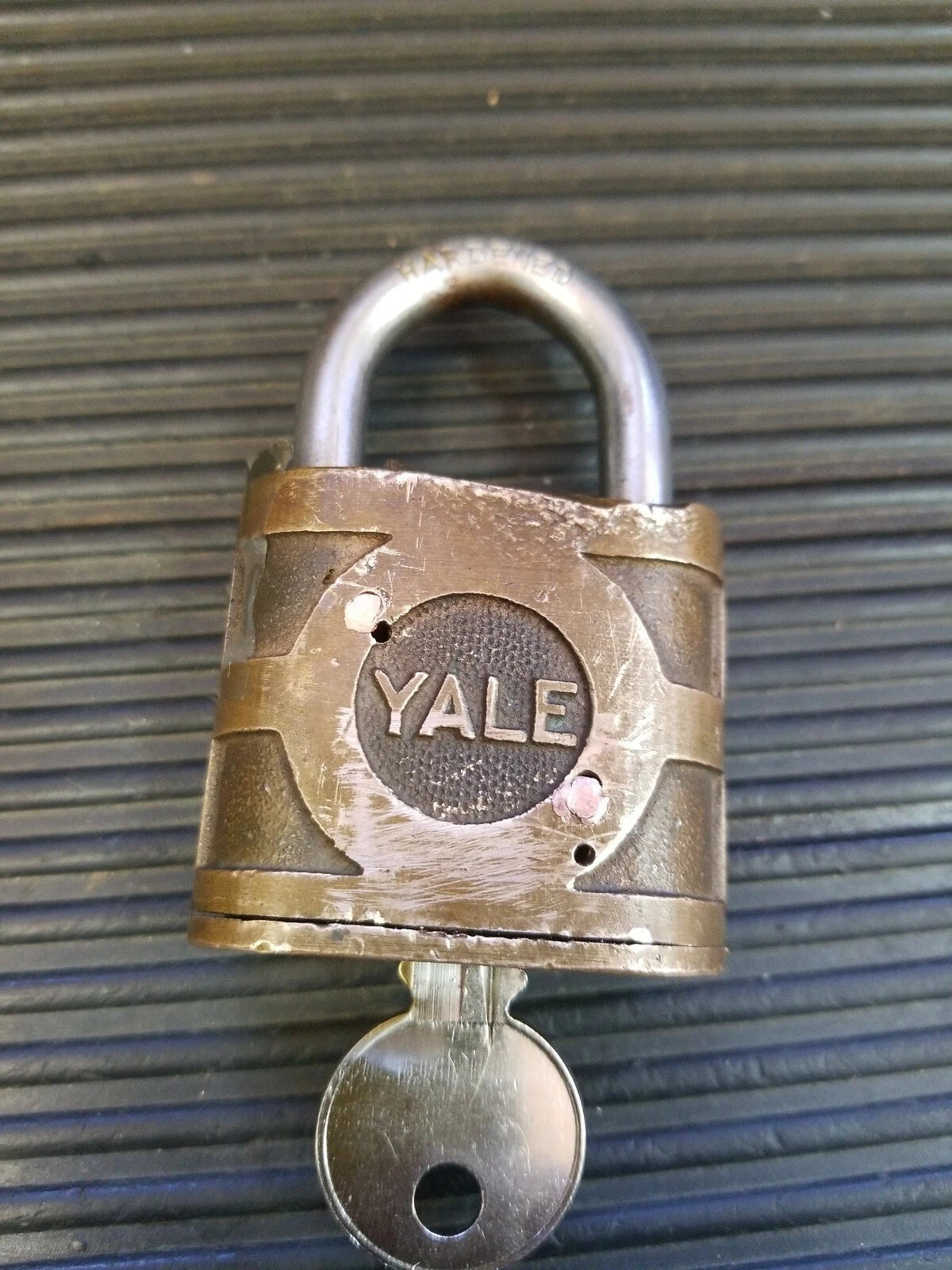 Vintage Yale padlock key included