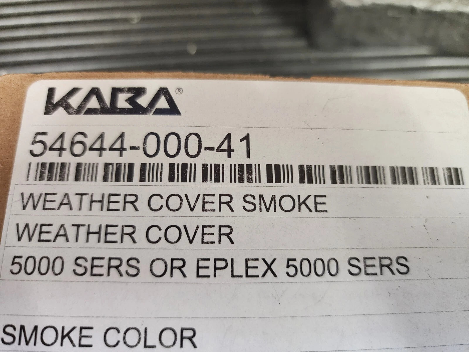 Kaba Simplex 2000/5000 Weather Cover