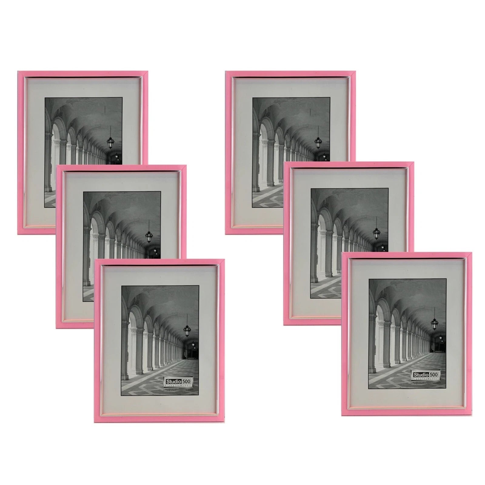 5" X 7" Pink Picture Frame NEW  5 Count Package