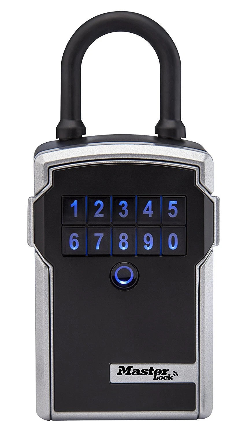 Master Lock 5440D 3-1/4-inch Wide Bluetooth  Electronic knob Mount Lock Box