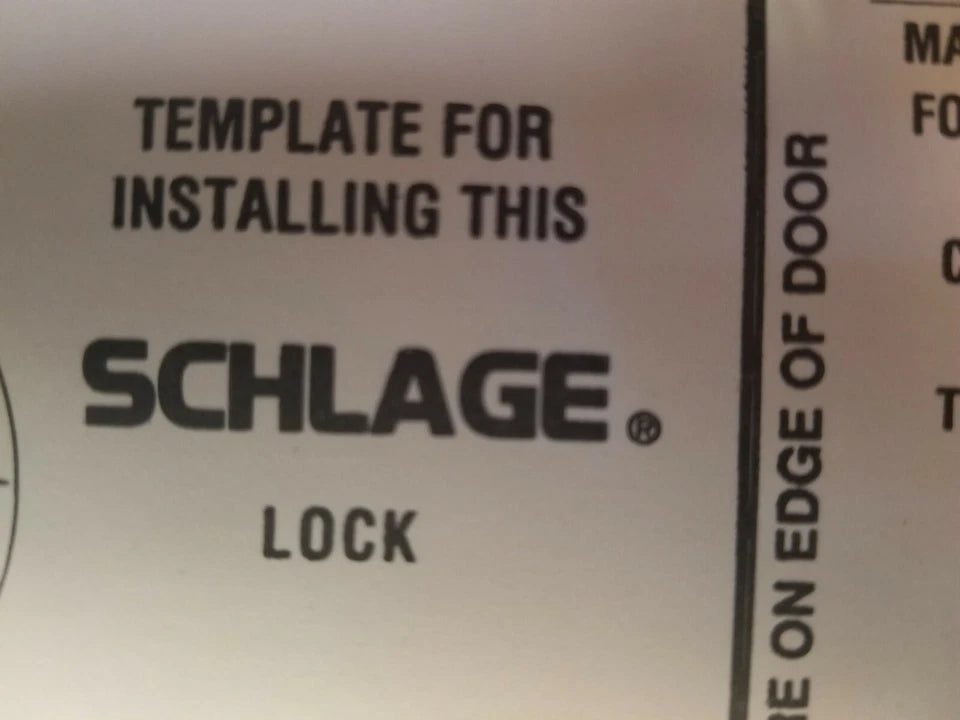 Schlage E Series Handleset Murchison Design  Dummy trim w Mercury Lever RH NEW