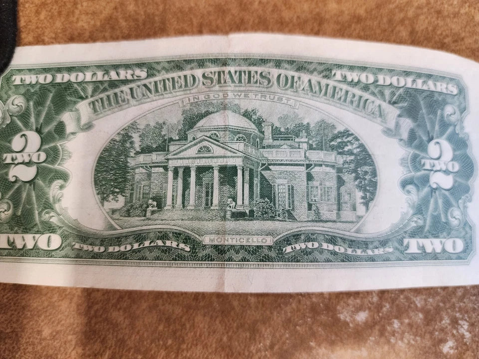 Series 1963 Red Seal United States $2 Bill