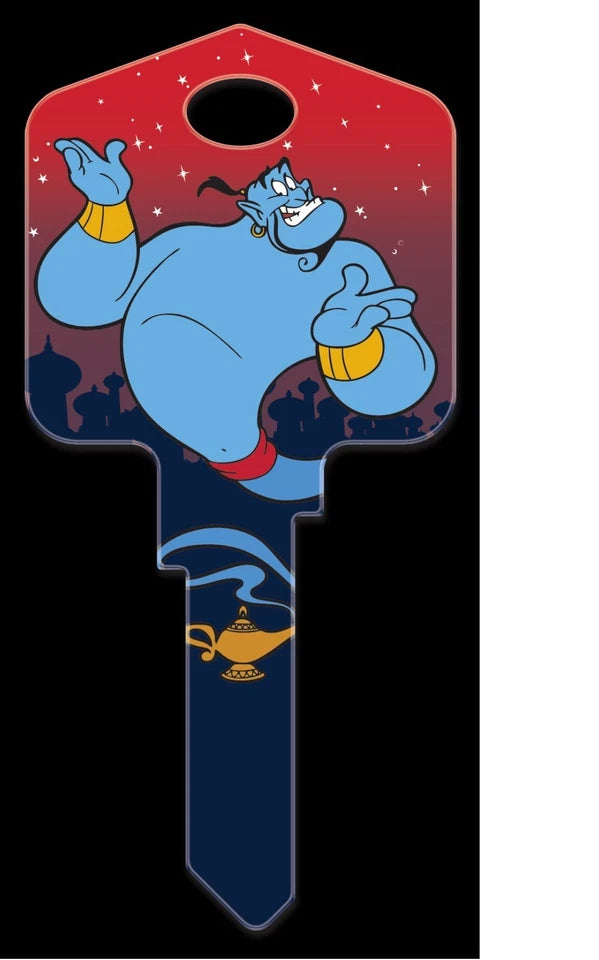 Aladdin and Genie House Key NEW KW1 or SC1