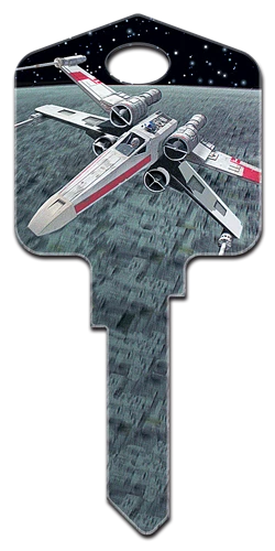 Star Wars House Key X-WING STARFIGHTER SC1 or KW1 NEW