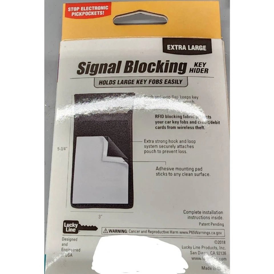 RFID Signal Blocking Key Hide Pouch NEW