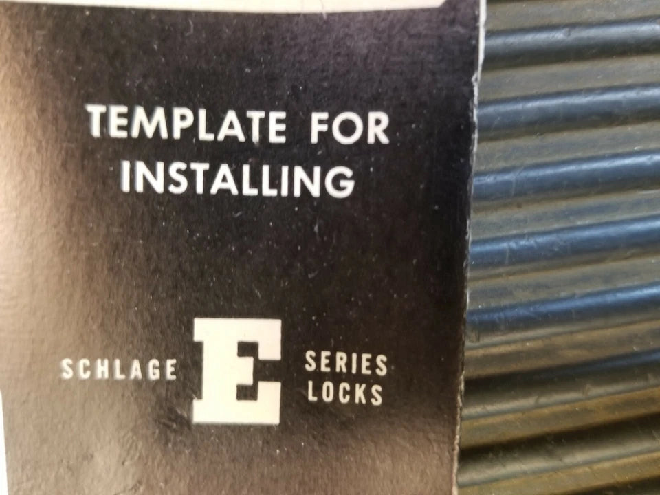 Schlage E Series Handleset Kenwood Design 605 finish New W/ Tulip interior trim