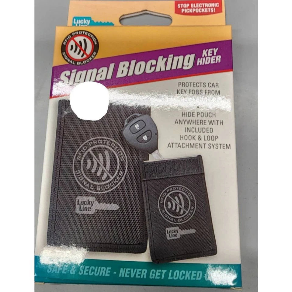 RFID Signal Blocking Key Hide Pouch NEW