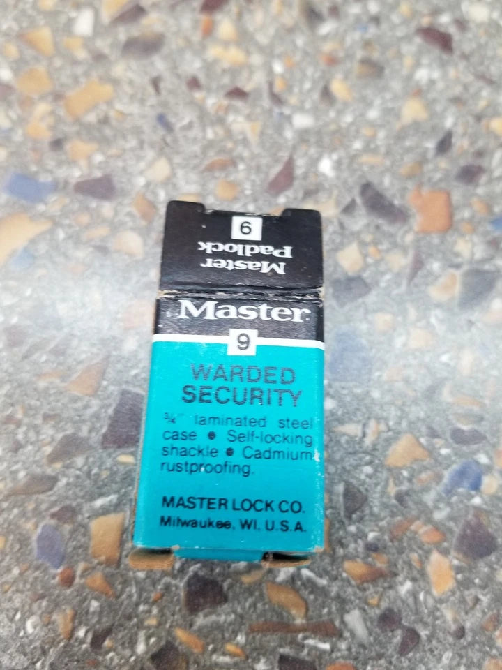 Master Padlock #9 for jewelry boxes etc