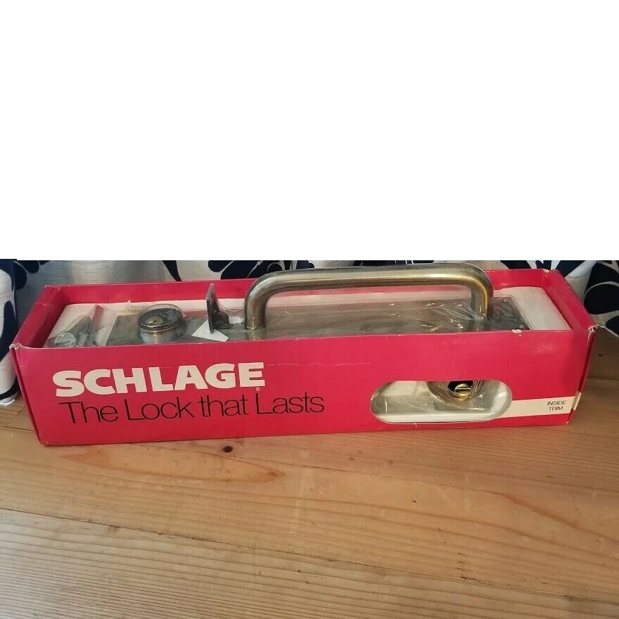 Schlage E Series Handleset Murchison Design with  knob trim 609 finish NEW